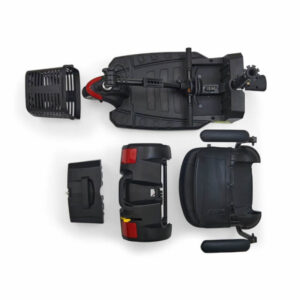 golden tech gb107 scooter top view disassembled