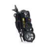 GP301 folding travel wheelchair folded upright
