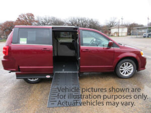 Dodge Grand Caravan with Adaptive Vans Side Entry Automatic Fold Out conversion